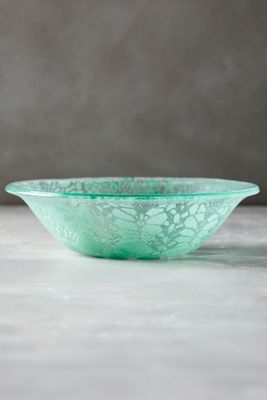 Frosted Doily Bowl