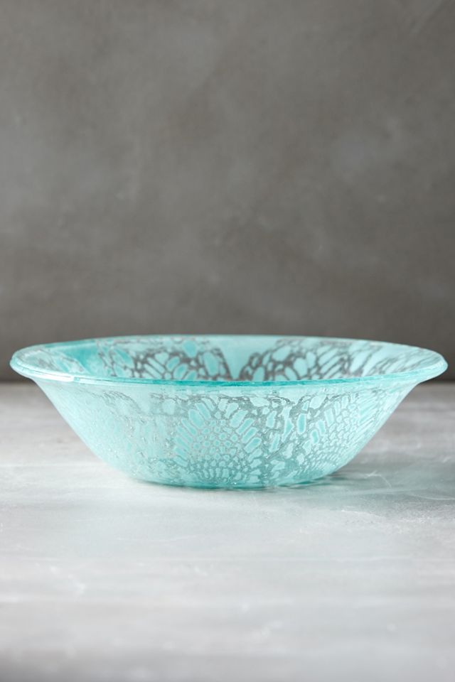 Frosted Doily Bowl #1