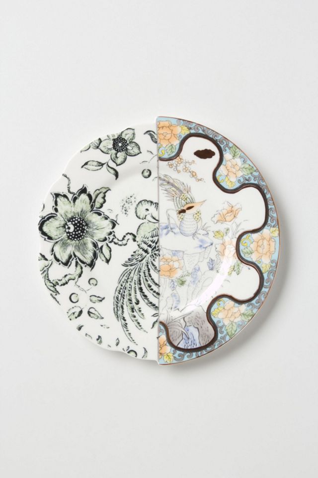 Unlikely Symmetry Floral Side Plate