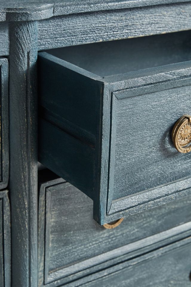 Washed Wood Six-Drawer Dresser #4
