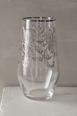 Etched Fern Highball