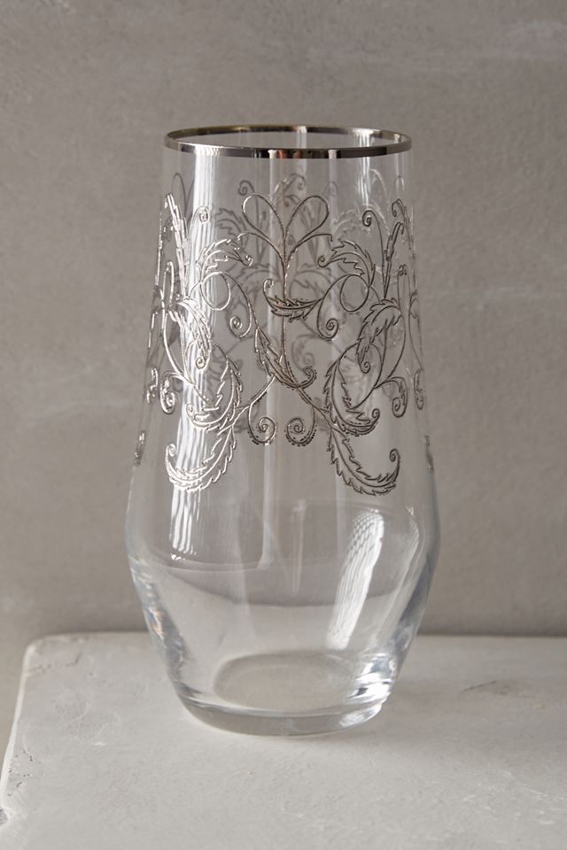 Etched Fern Highball