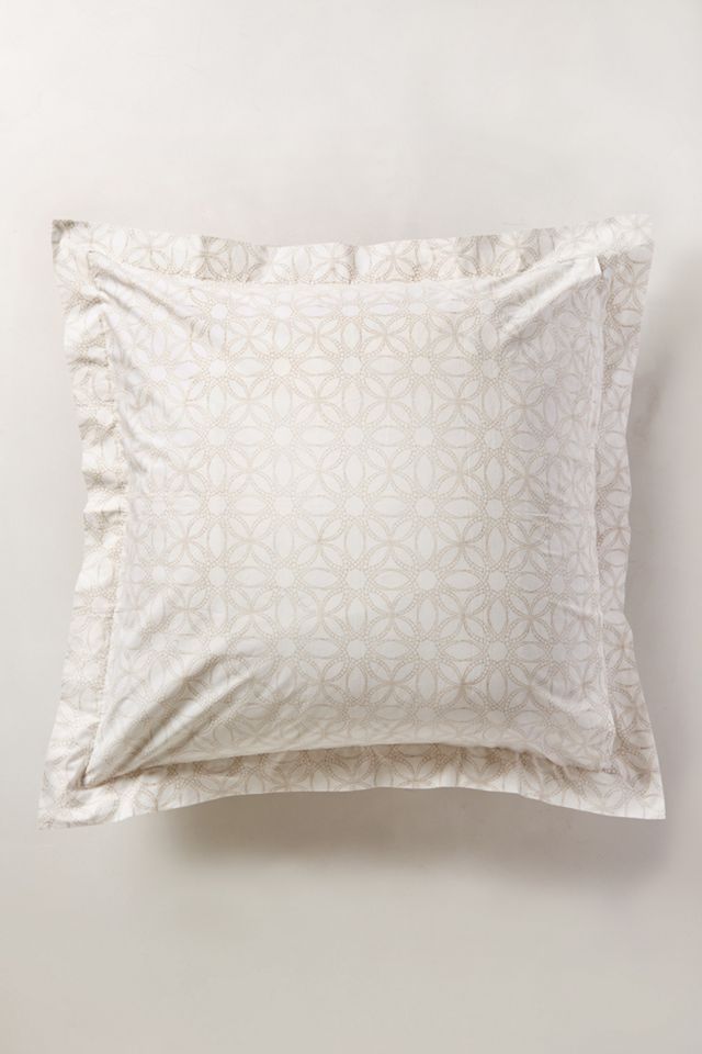 Striped Mandala  Euro Sham #1