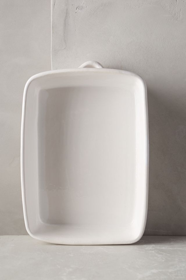 Enameled Serret Large Gratin Dish