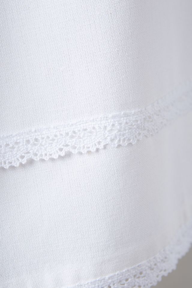 Lace-Crossed Tea Towels #1