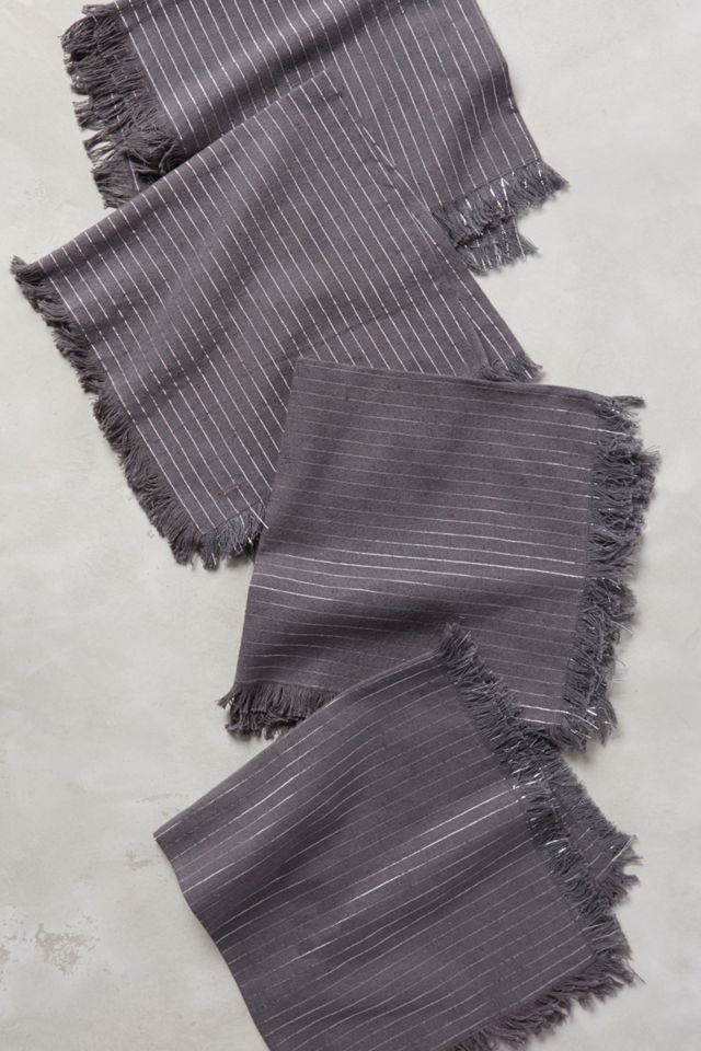 Shining Pinstripe Napkins #2