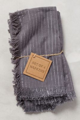 Shining Pinstripe Napkins