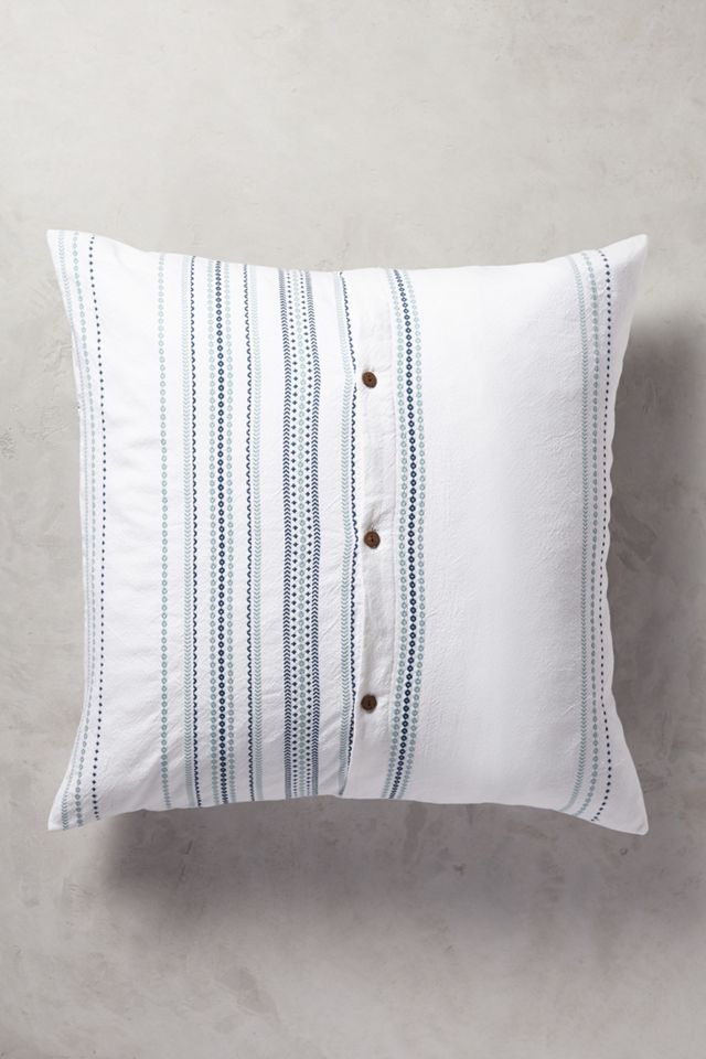 Coyuchi Geo Stripe Euro Sham #1