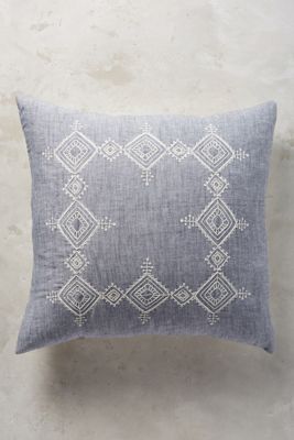 Embroidered Argenta Euro Sham