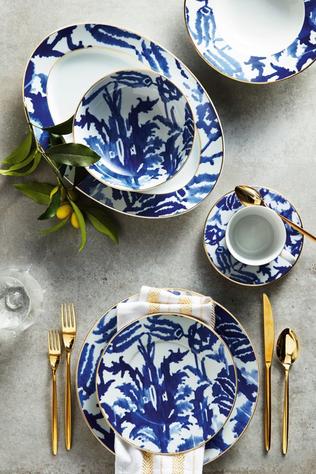 Golden Herringbone Napkin Set #3