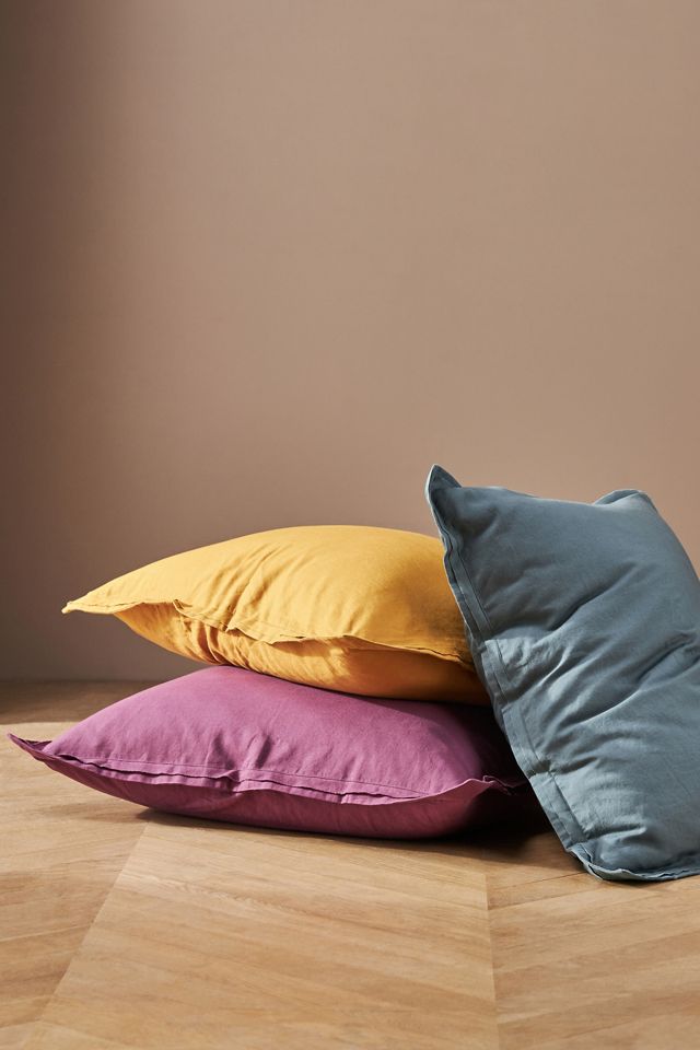 Relaxed Linen-Cotton Euro Sham #1