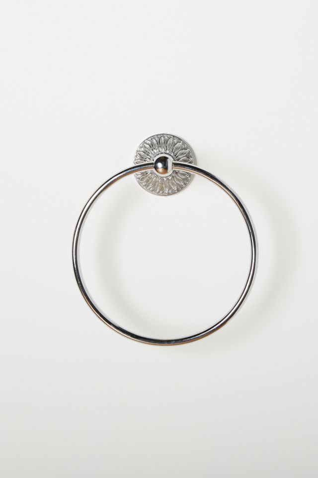 Floral Imprint Towel Ring #1