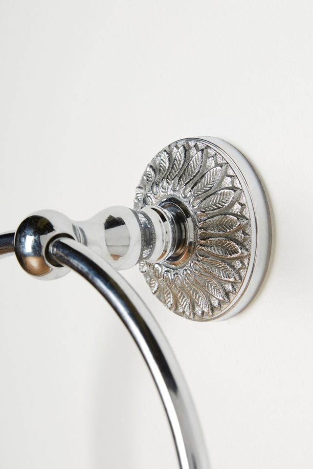 Floral Imprint Towel Ring #2