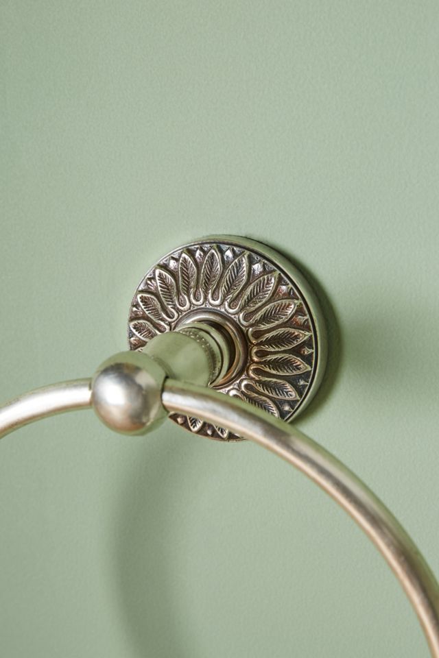 Floral Imprint Towel Ring #2