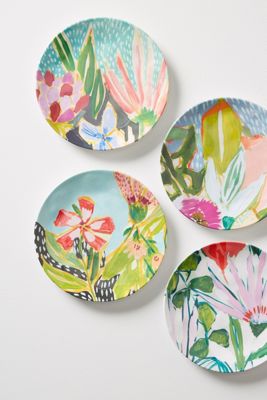 Lulie Wallace Melamine Canape Plate Set