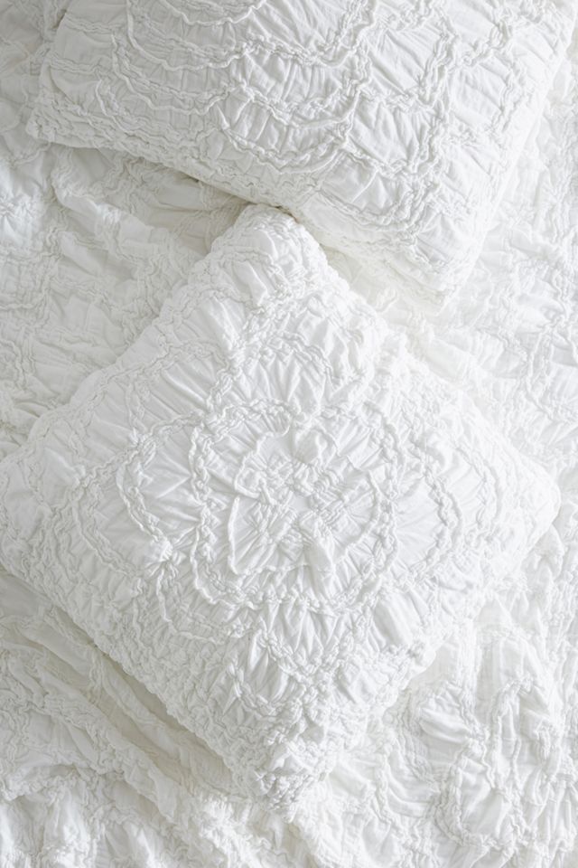 Textured Caya Euro Sham