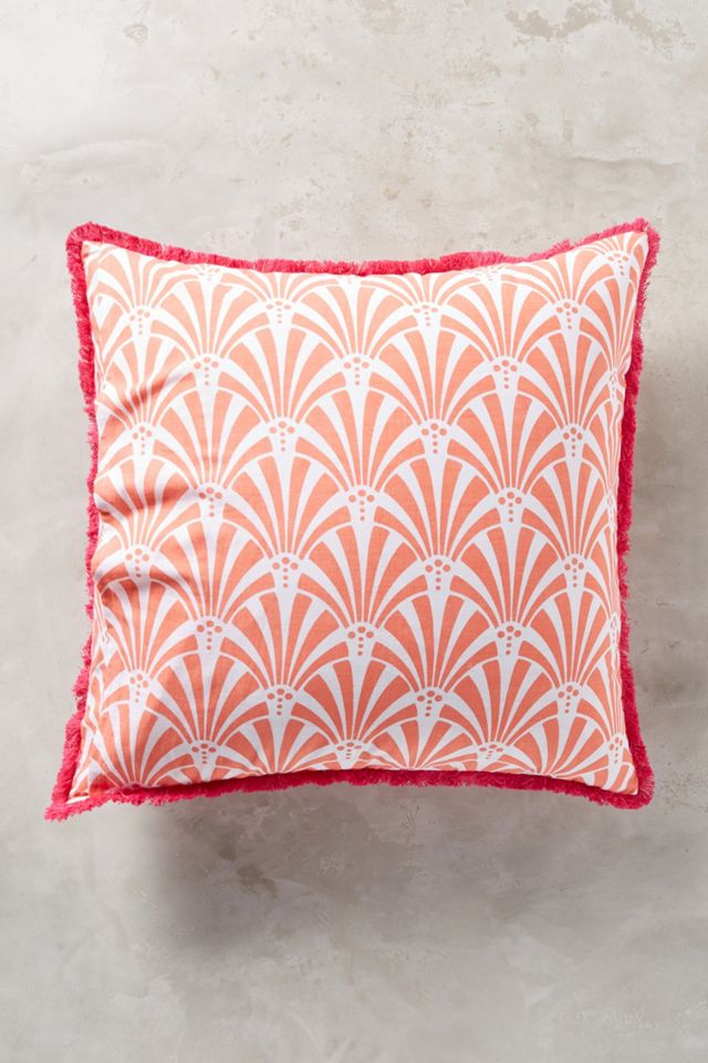 Tasseled Deco Fan Euro Sham #1