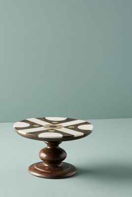 Bone Inlay Cakestand