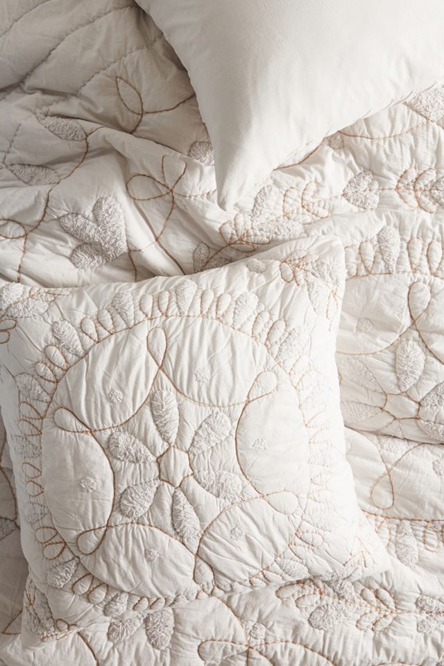 Embroidered Alia Euro Sham