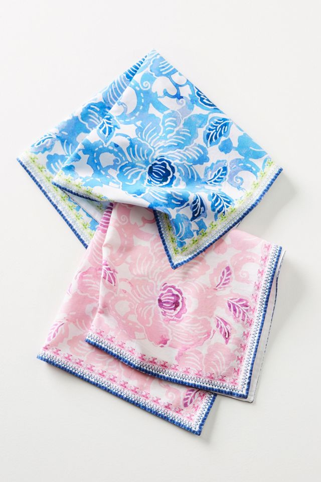 Brushed Floral Napkin #1