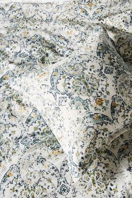 Peacock Alley Distressed Linen Stavros Euro Sham | Anthropologie