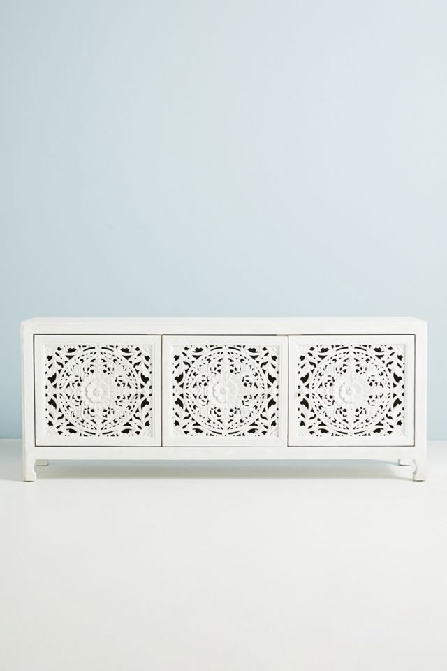 Handcarved Lombok Media Console #1