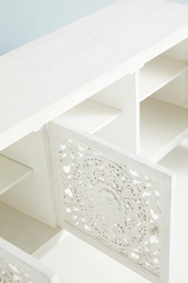 Handcarved Lombok Media Console #4