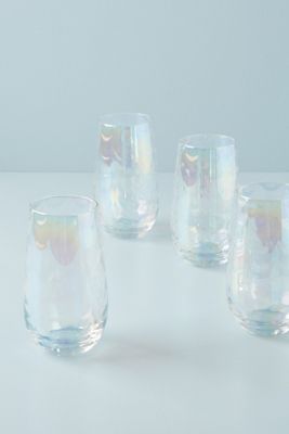 Lustered Highball Glass