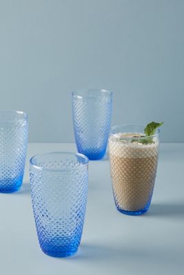 Hobnail Tumblers, Set of 4