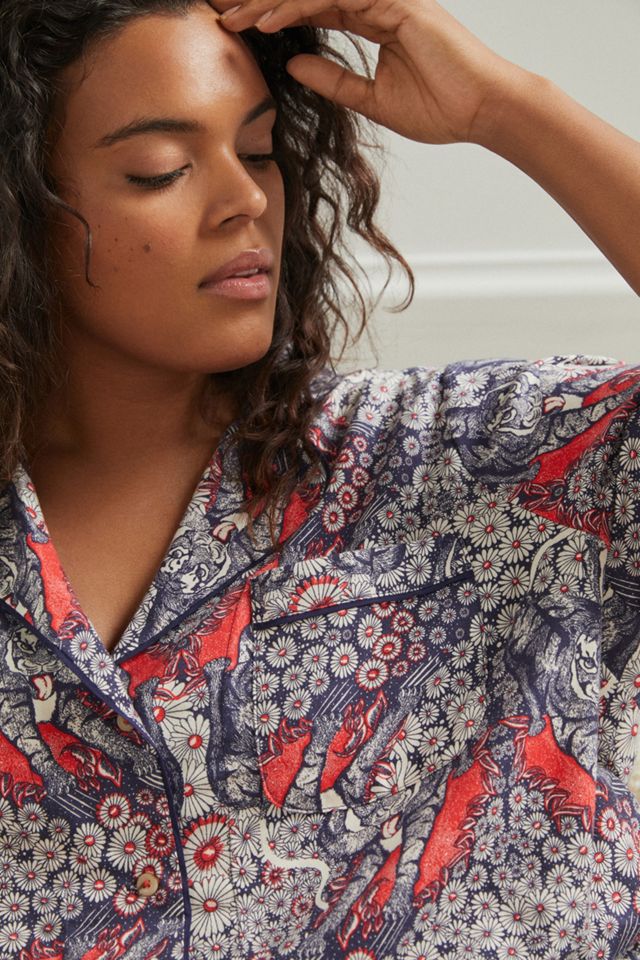 Florence Balducci Menagerie Flannel Sleep Top #5