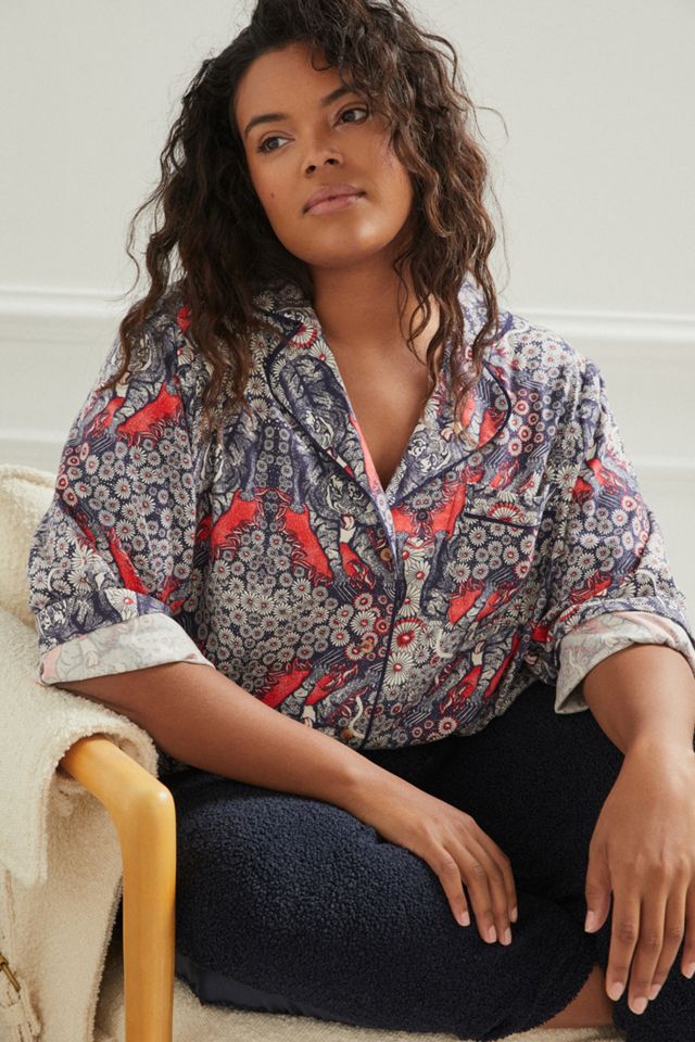 Florence Balducci Menagerie Flannel Sleep Top #4