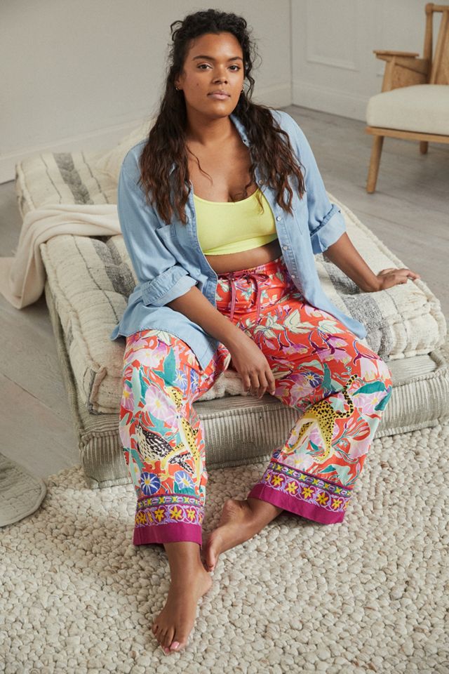 Lil Sire Cheetah Dreams Flannel Sleep Pants | Anthropologie