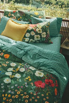 Patterned pillow hot sale shams