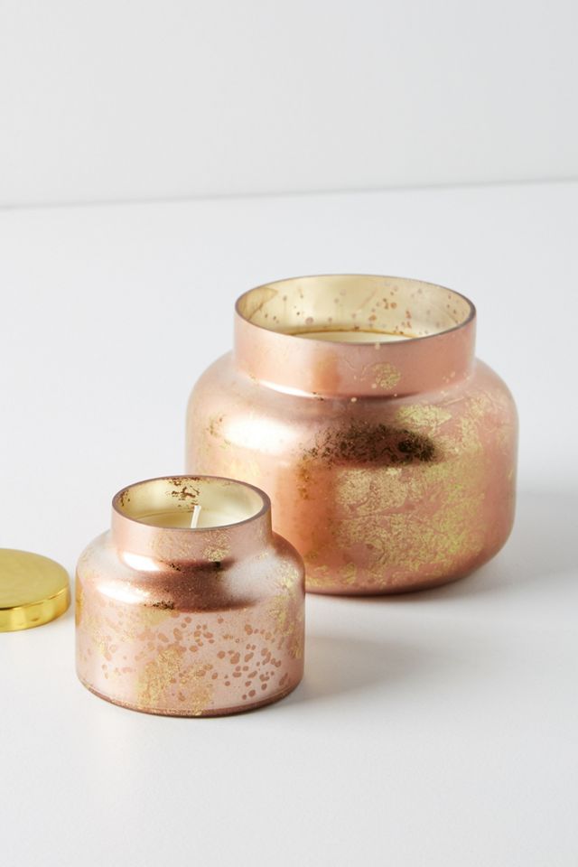 Capri Blue Volcano Rose Gold Jar Candle #1