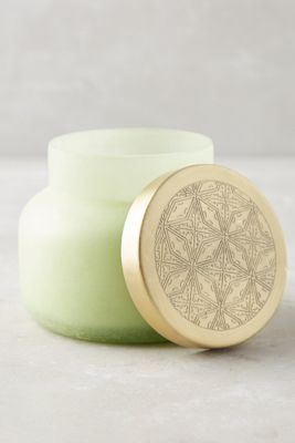 Capri Blue Volcano Rose Gold Jar Candle