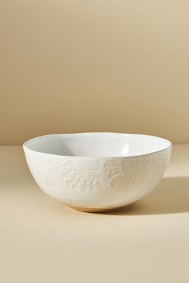 Old Havana Serving Bowl, White, Large