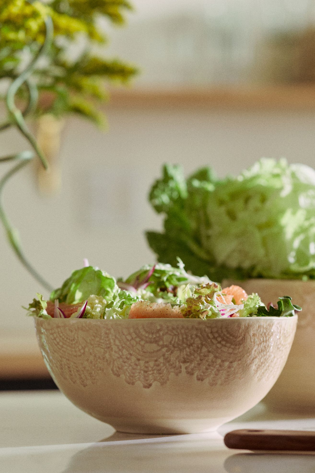 Old Havana Serving Bowl - Sand, Standard, Large Serving Bowl