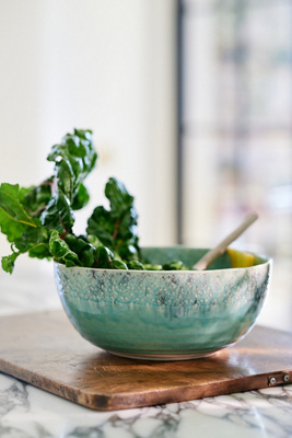 Old Havana Serving Bowl Mint | Anthropologie
