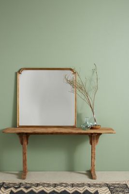 Burnished Wood Console