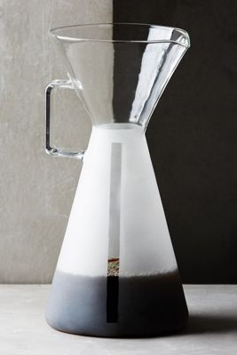 Frosted Glass Coffee Carafe