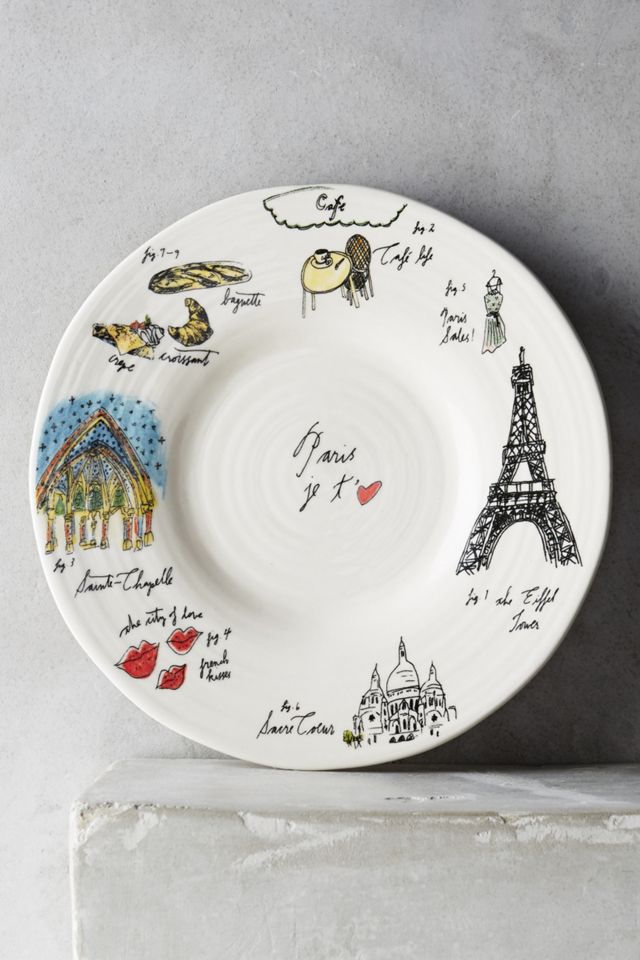 City Vignette Canape Plate