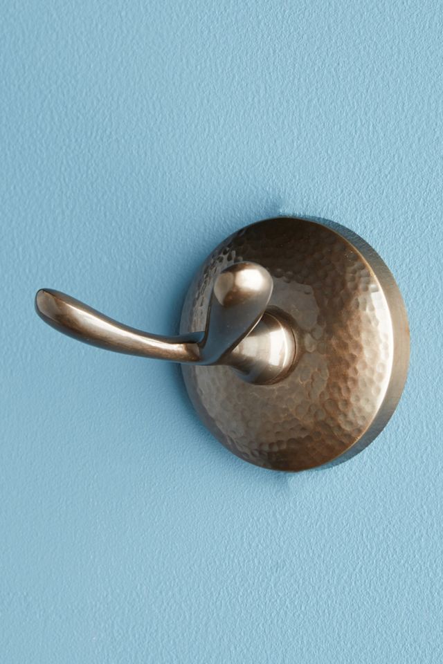 Hammered Towel Hook #1