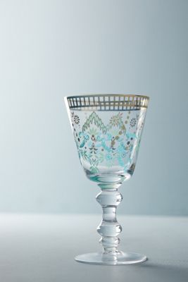 Be Our Guest Wine Glass