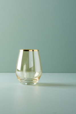 Tonal Stemless Wine Glass | Anthropologie