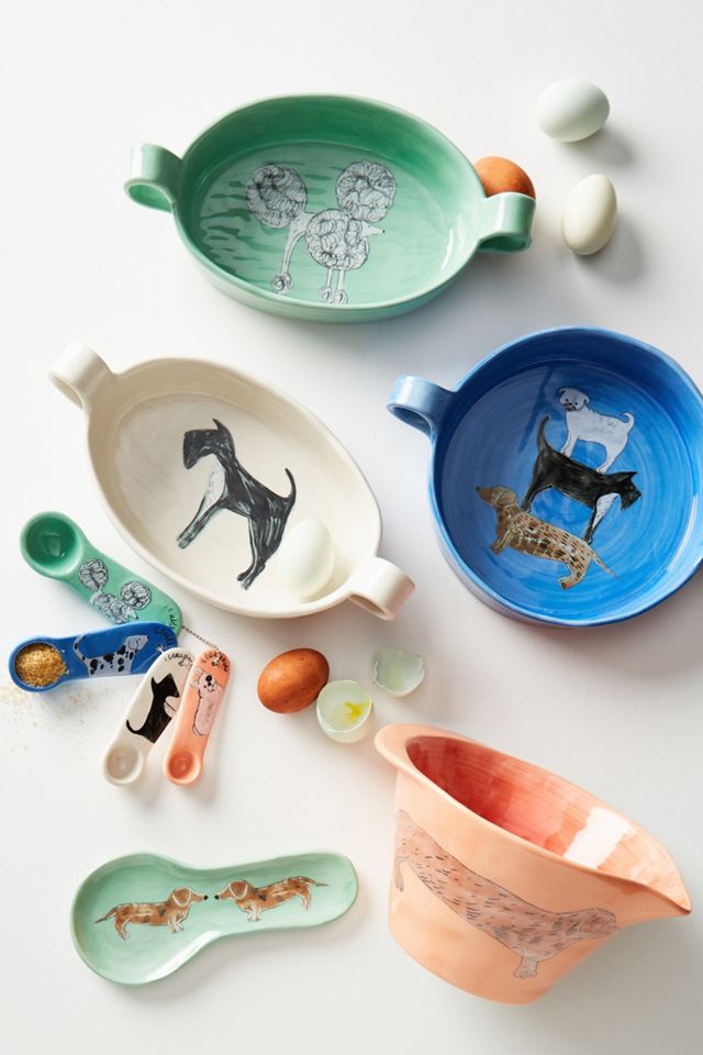 Painted Pup Gratin Dish #2