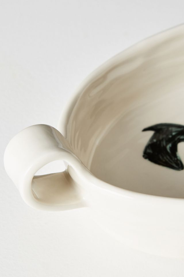 Painted Pup Gratin Dish #1
