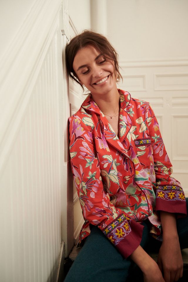 Lil Sire Cheetah Dreams Flannel Sleep Top #2