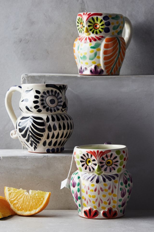 Folk Owl Mug #1