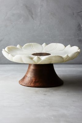 Marble Garden Cake Stand