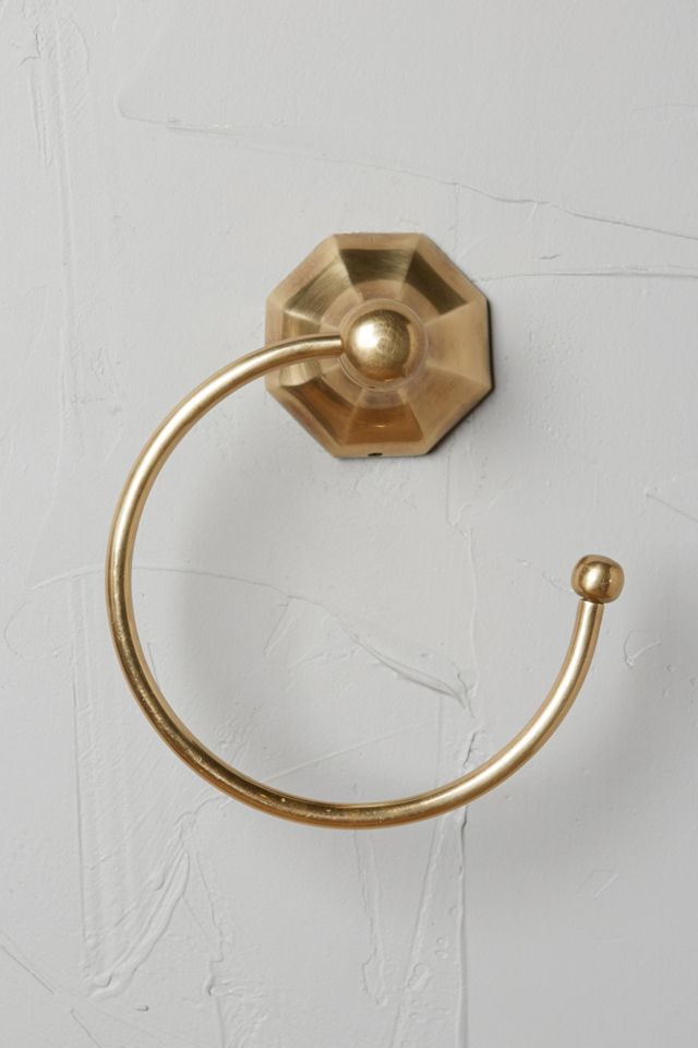 Brass Circlet Towel Ring #1